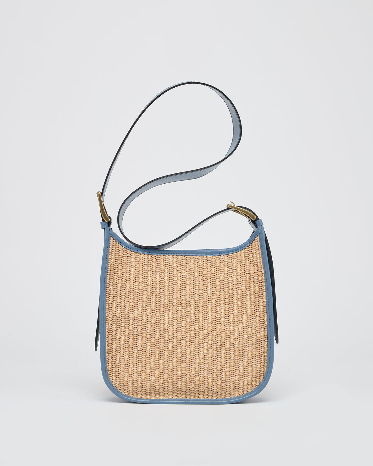 Odette raphia bleu vlair