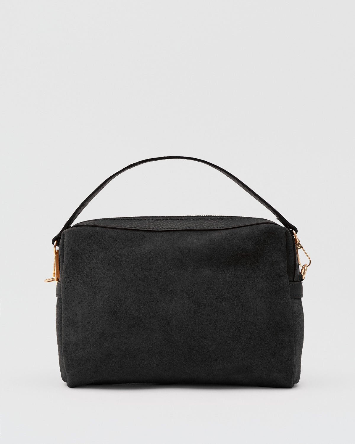 Virginie maxi suede black