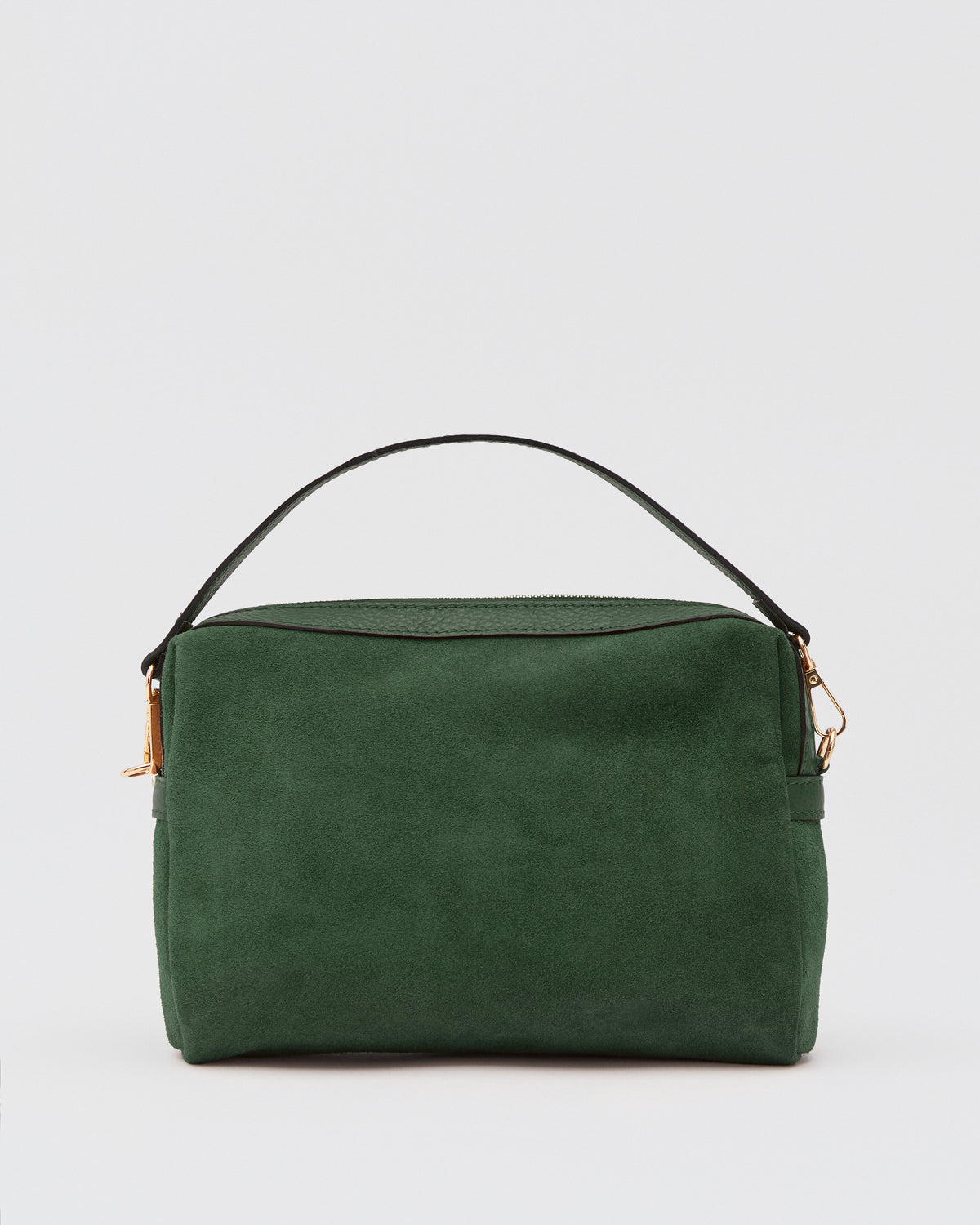 Virginie maxi suede green
