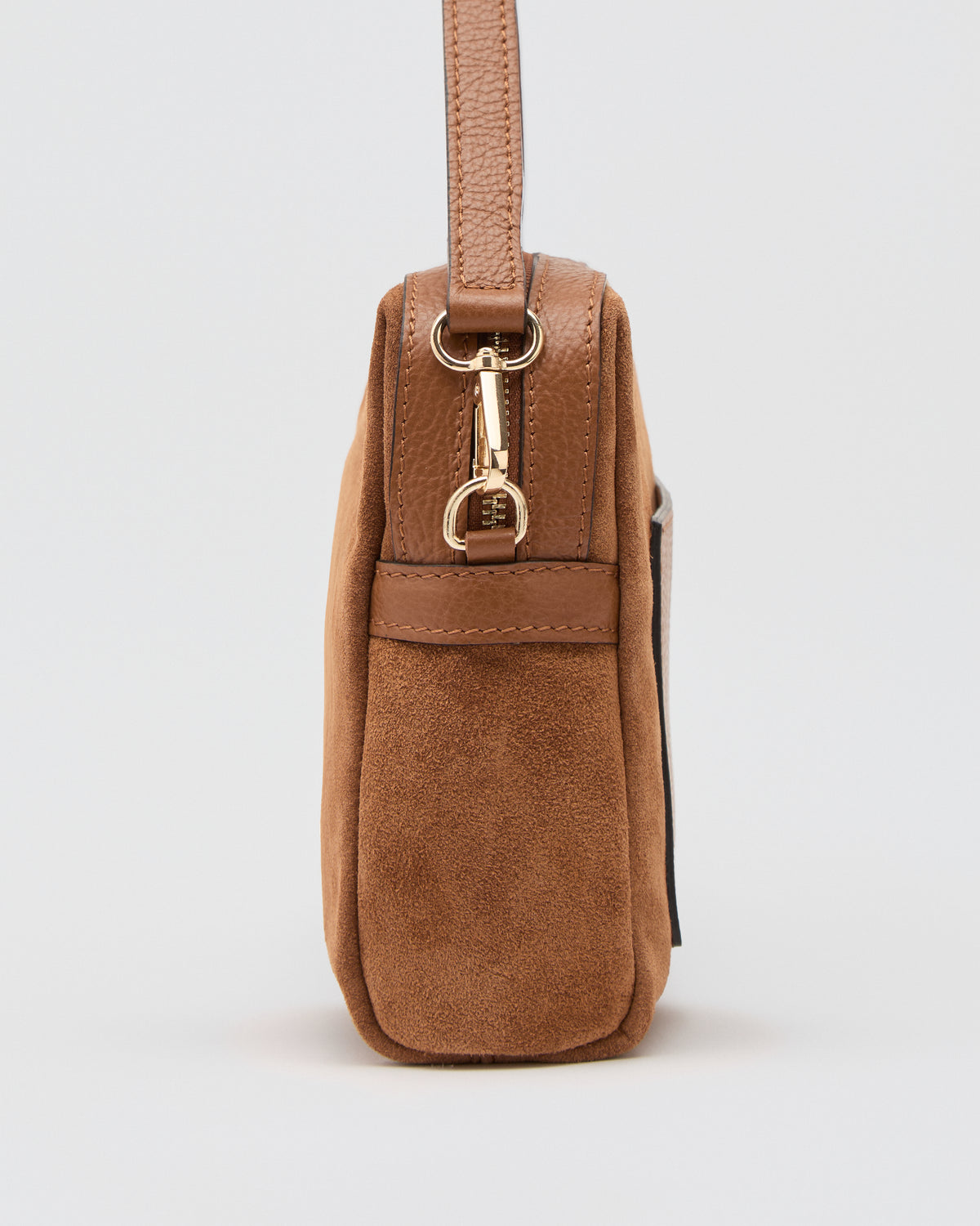 Virginie maxi suede camel