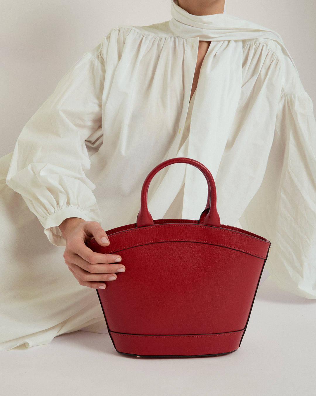 Mini Victoire raphia vert olive