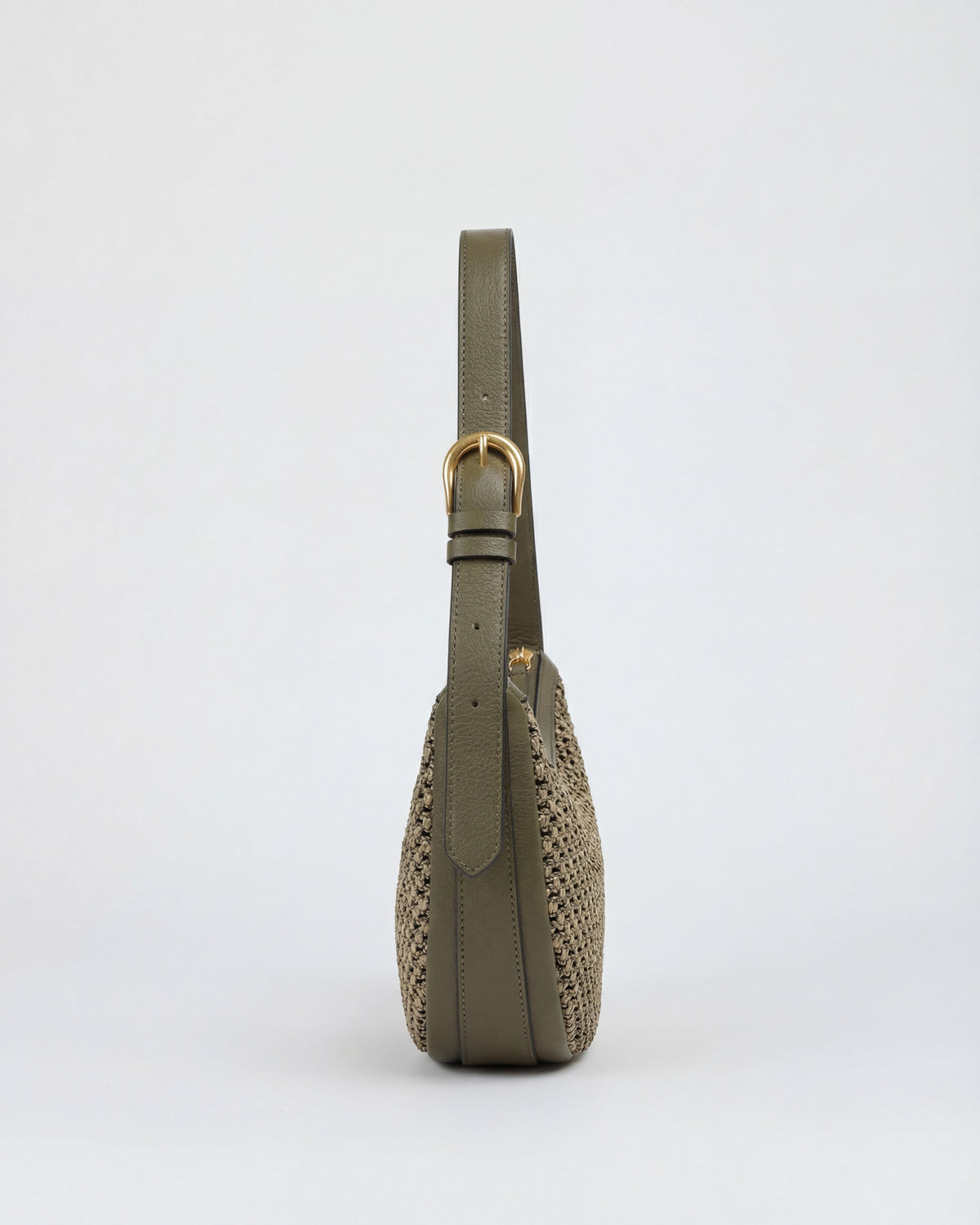 Lou raffia green