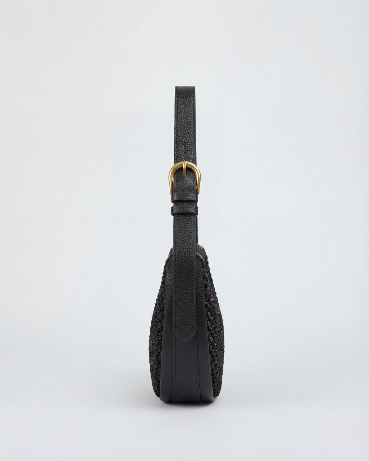 Lou raffia black