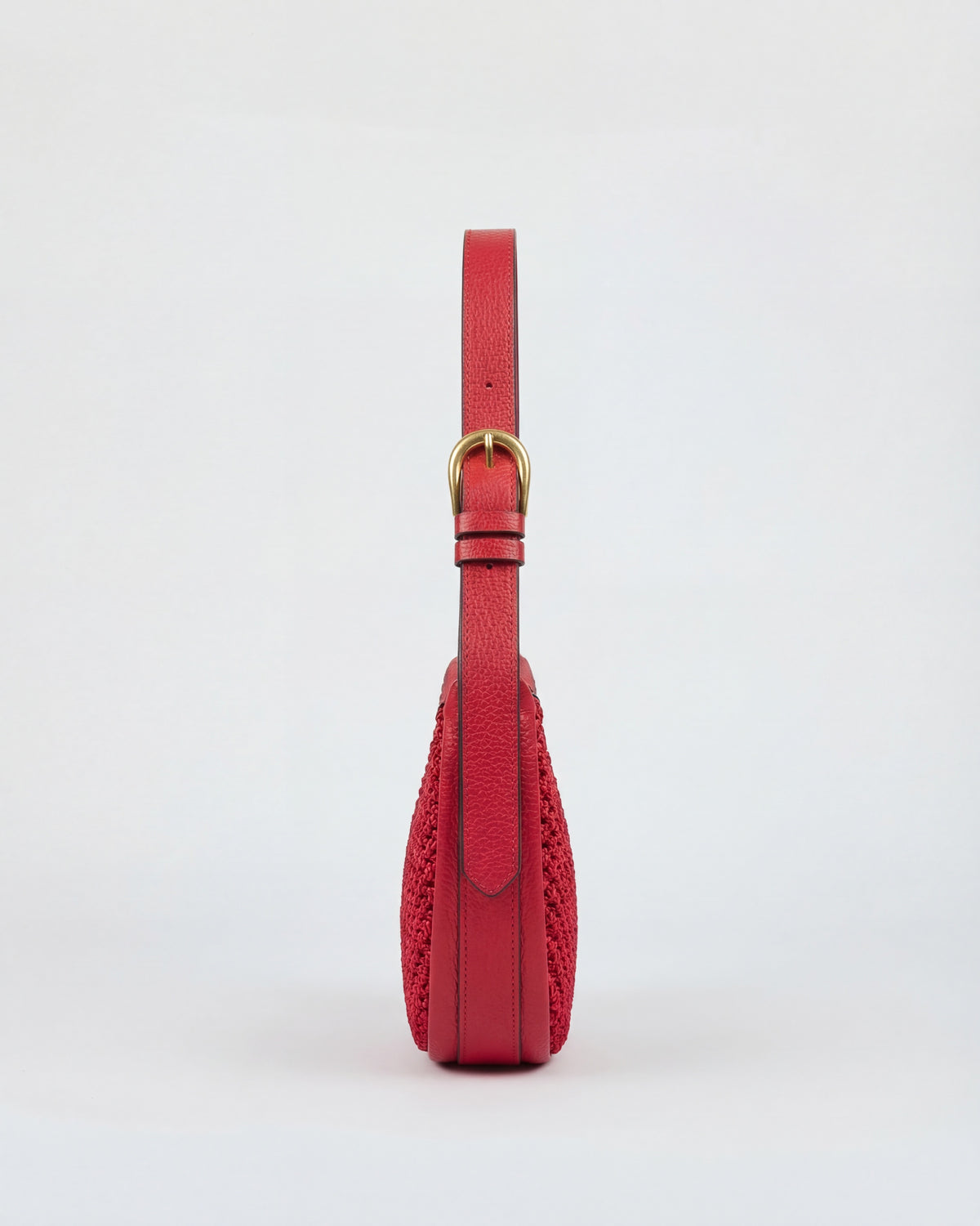 Lou raffia red