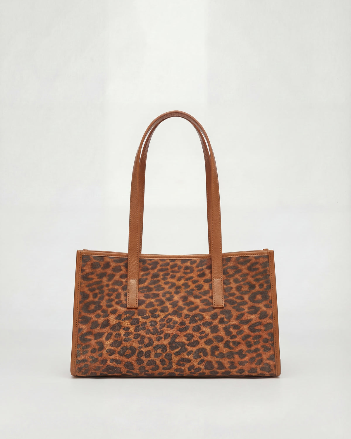 Mini Camille leopard camel