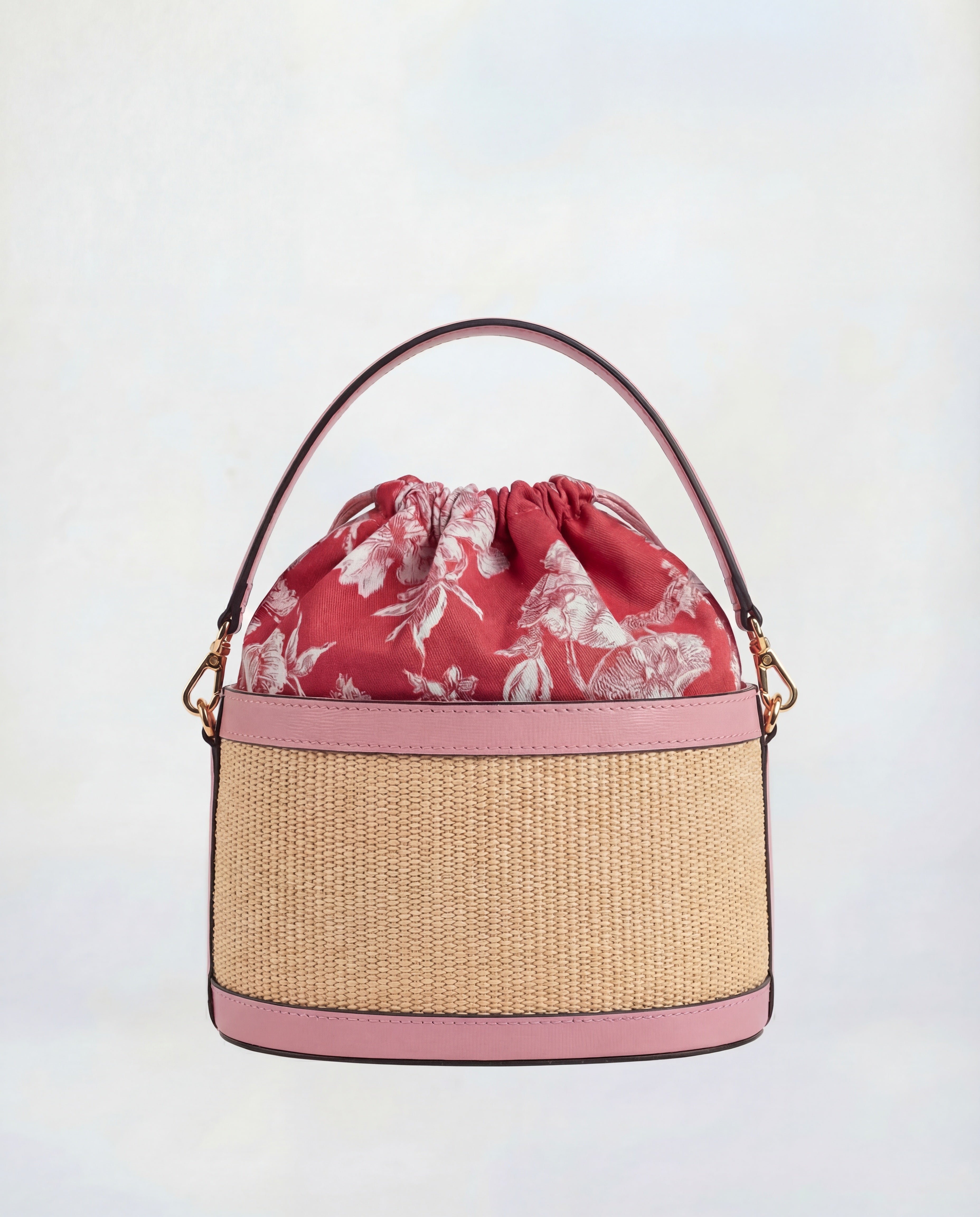 Peggy raffia pink
