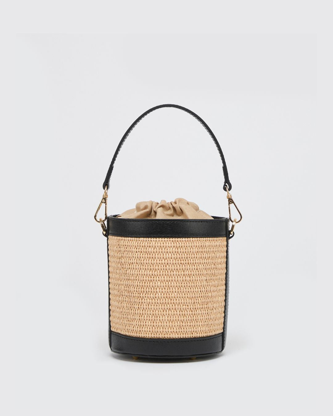 Angèle raffia black