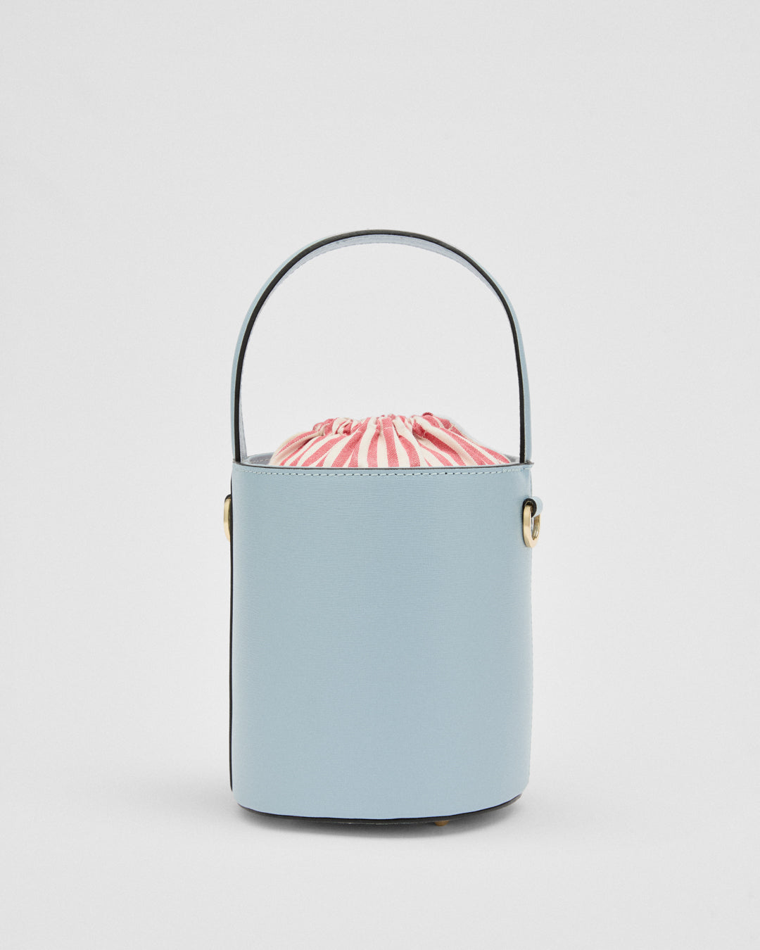 Mini Catherine celeste | chiusura righe rosse