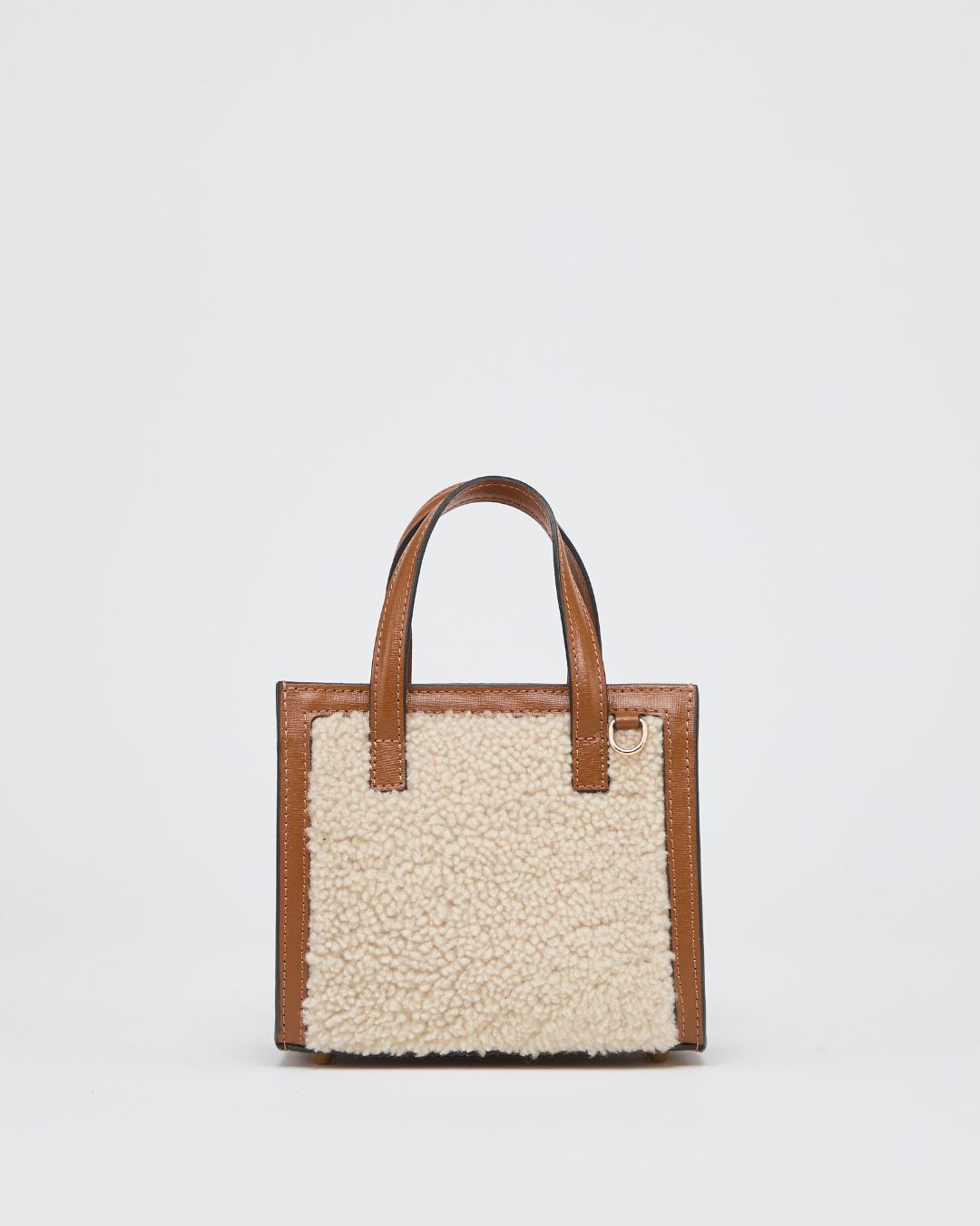 Mini Sophie shearling cammello