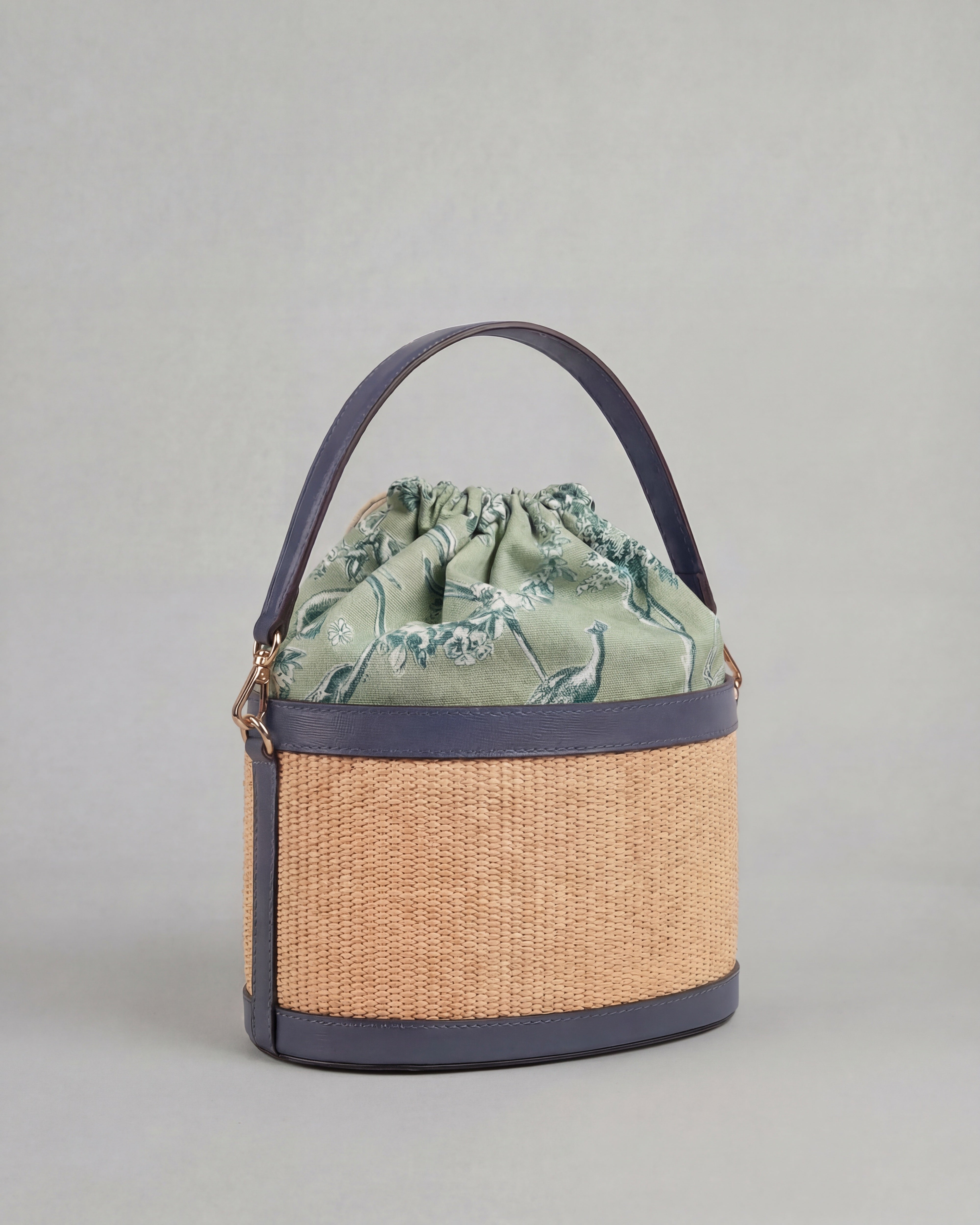 Peggy raffia blue