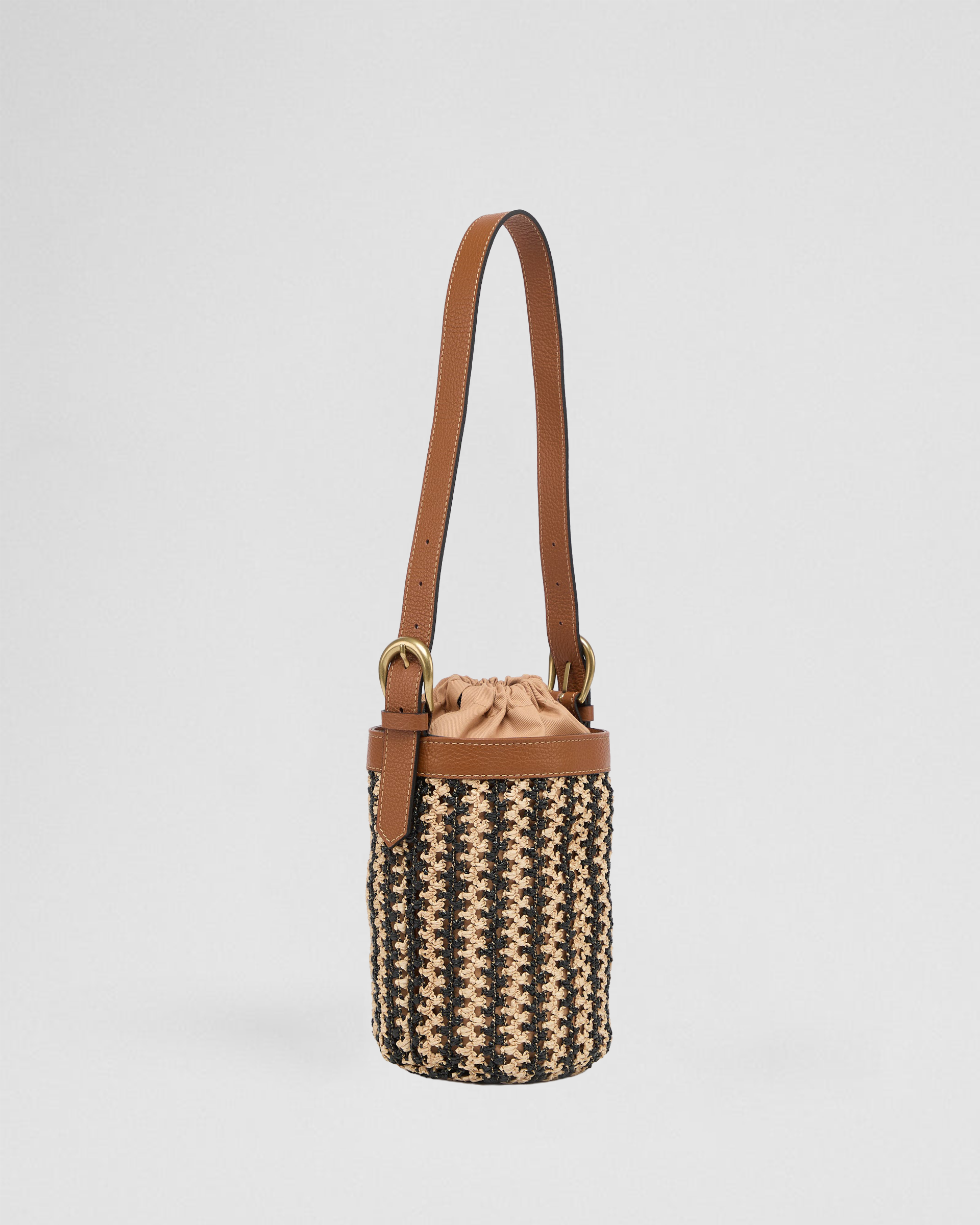 Huguette raffia stripes