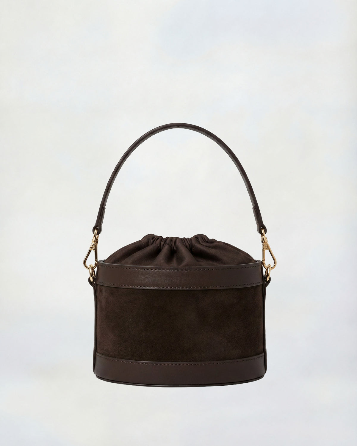 Mini Peggy suede brown | brown closure
