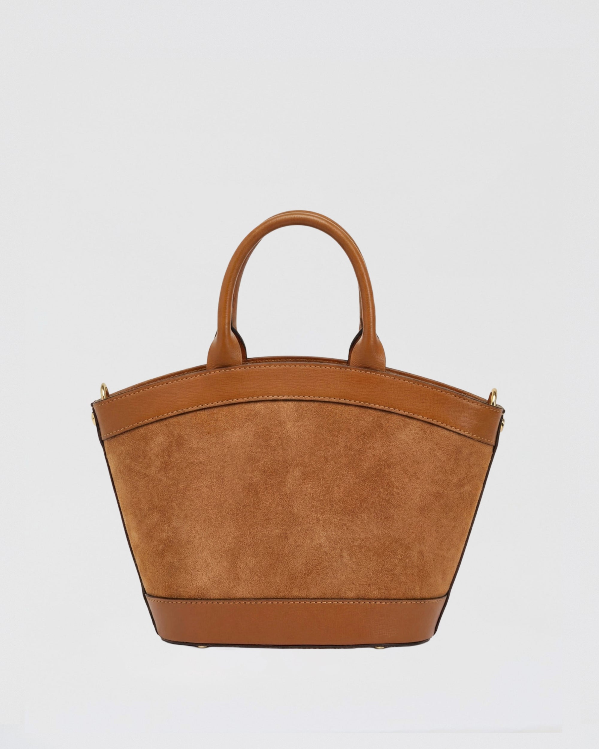 Mini Victoire suede cammello