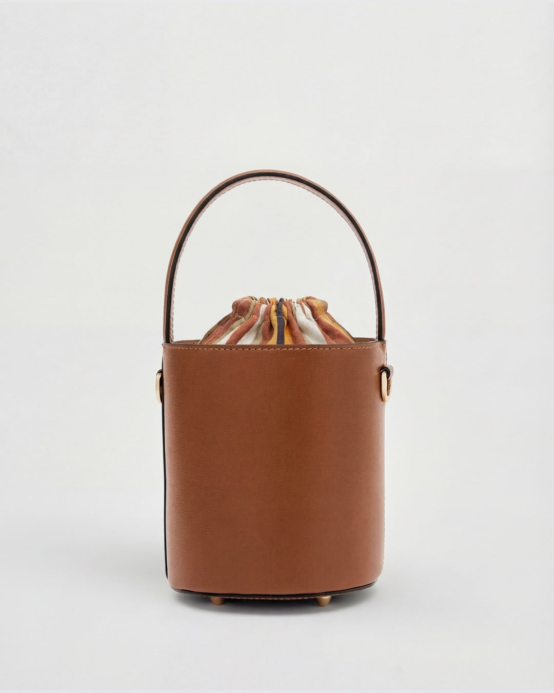 Mini Catherine camel | Terracotta Striped Closure