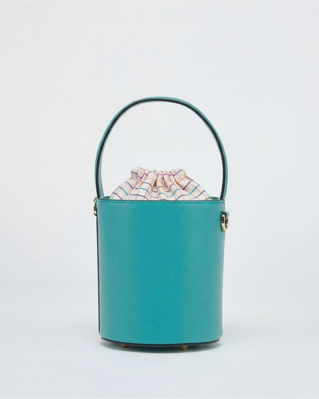 Mini Catherine teal | Pastel Checkered Closure