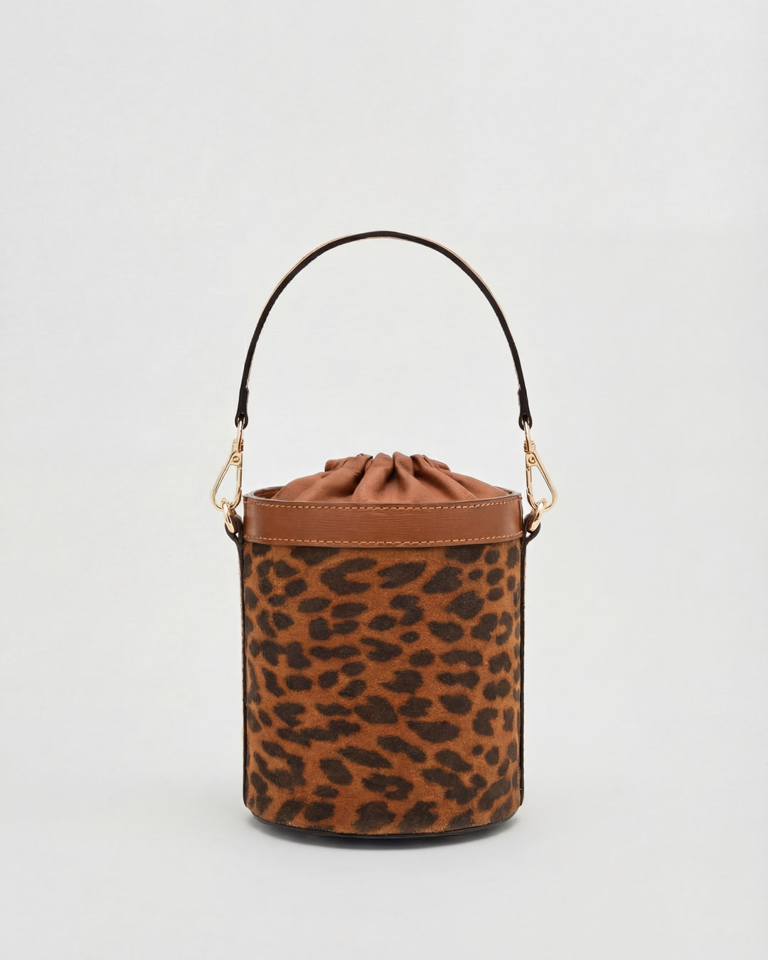 Angèle suede leopard