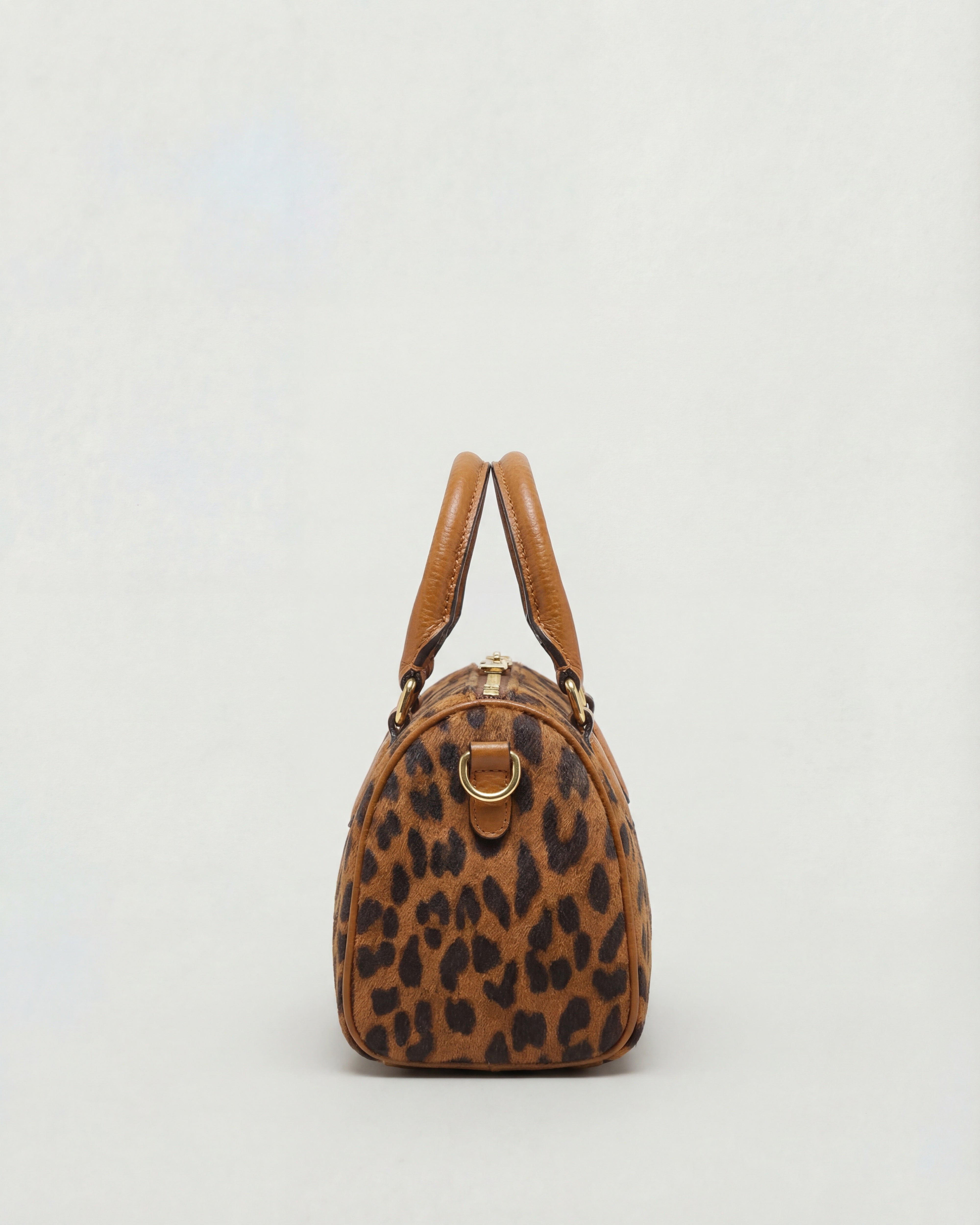 Mini Béatrice suede leopard