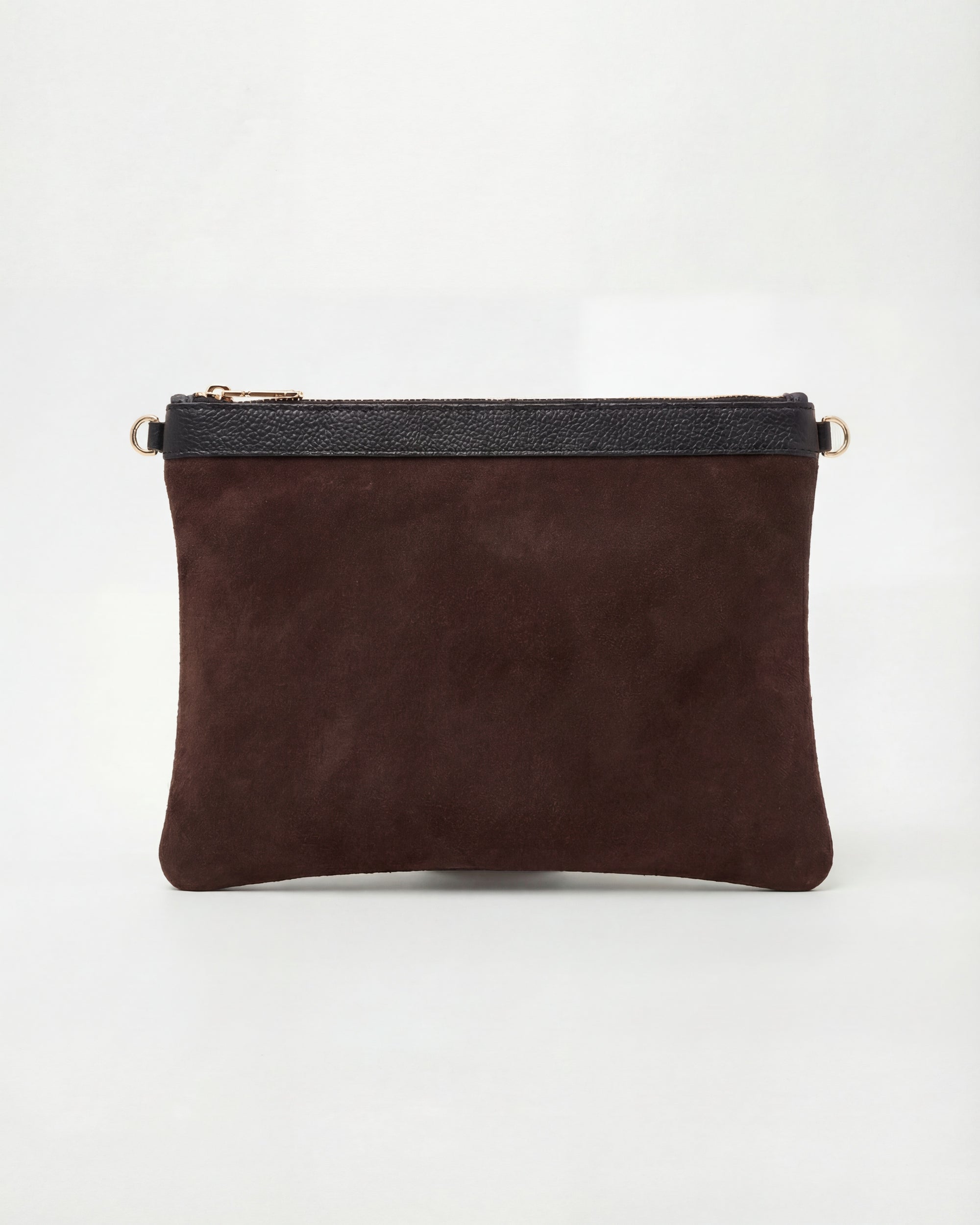 Anne en daim brun noir