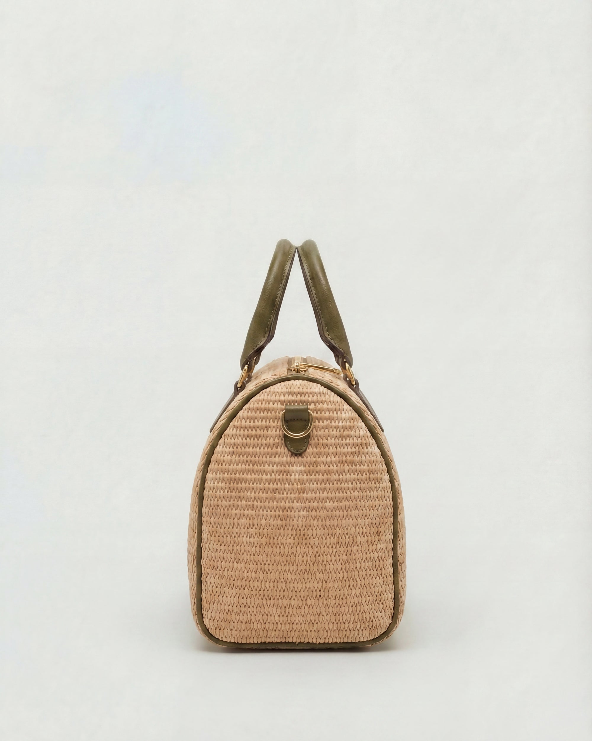 Béatrice raffia green