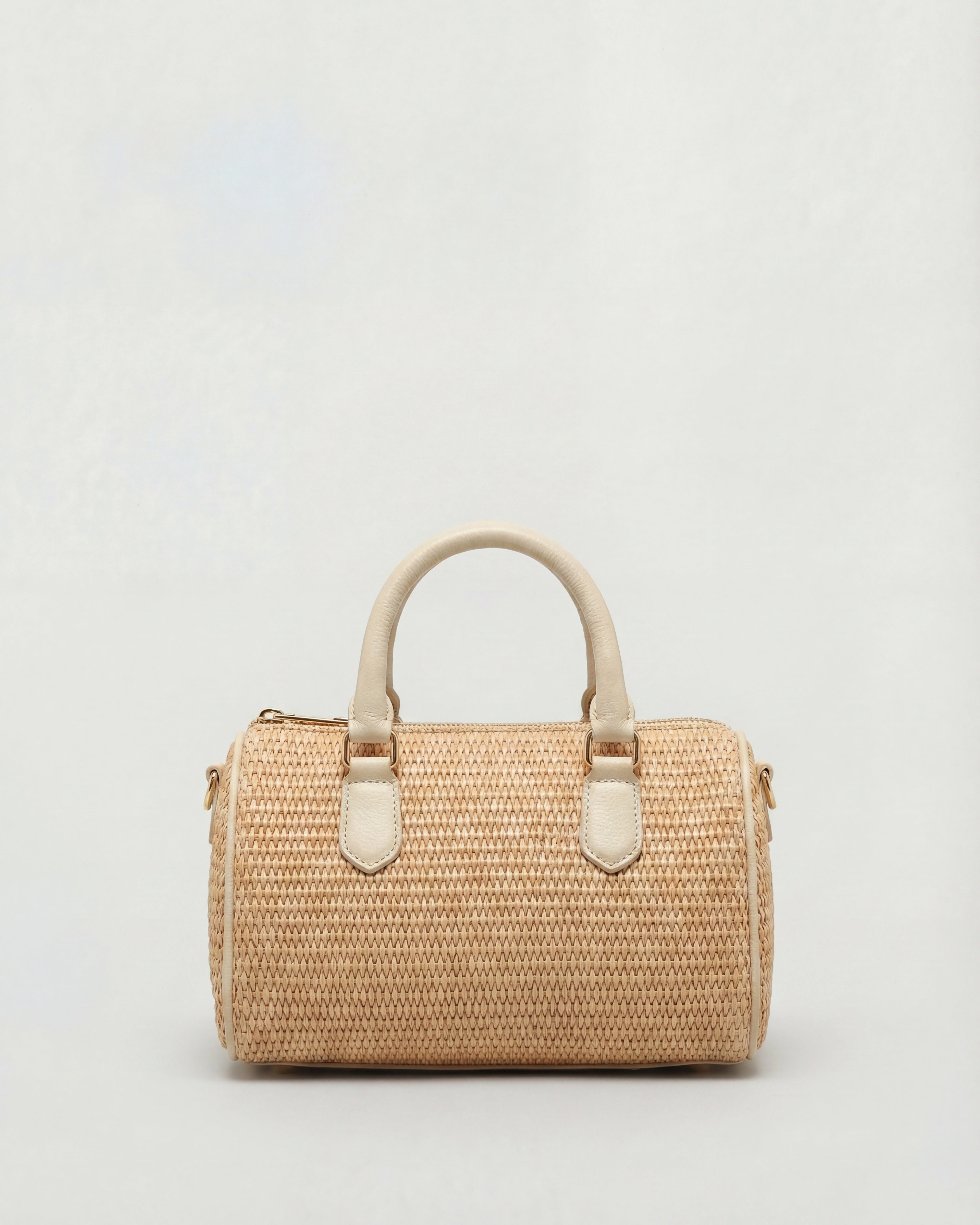 Mini Béatrice raphia crème