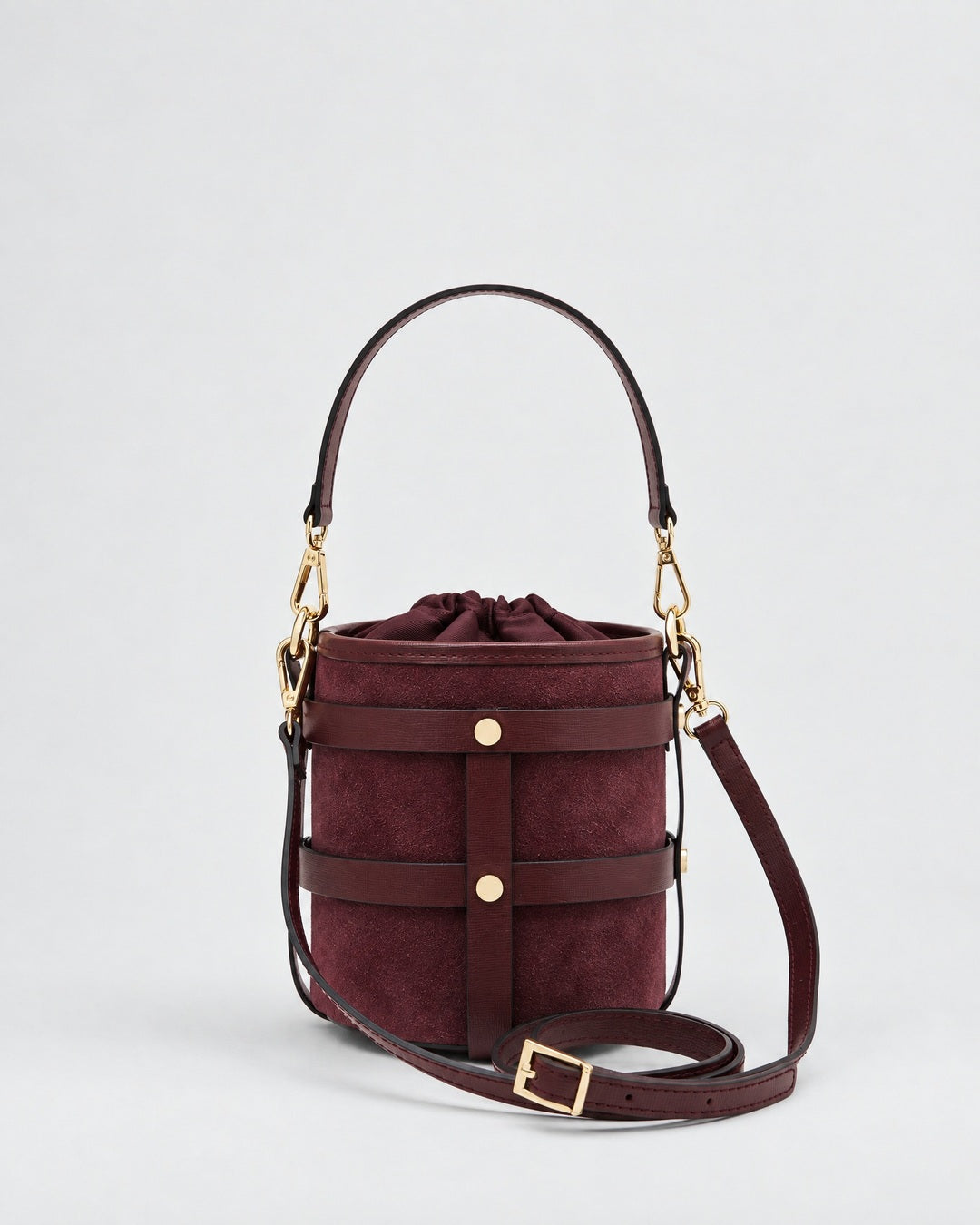 Lucie suede bordeaux