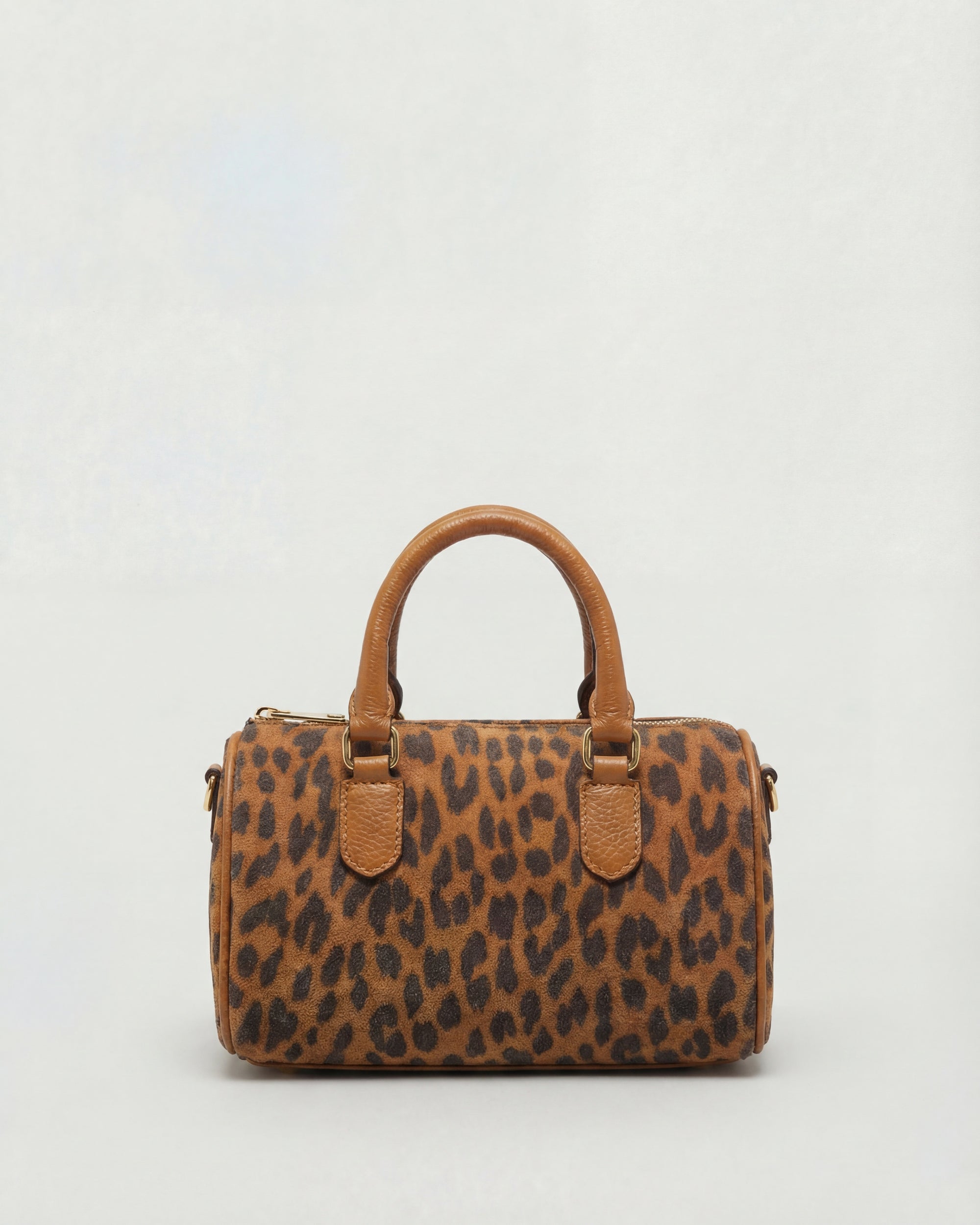 Mini Béatrice suede animalier