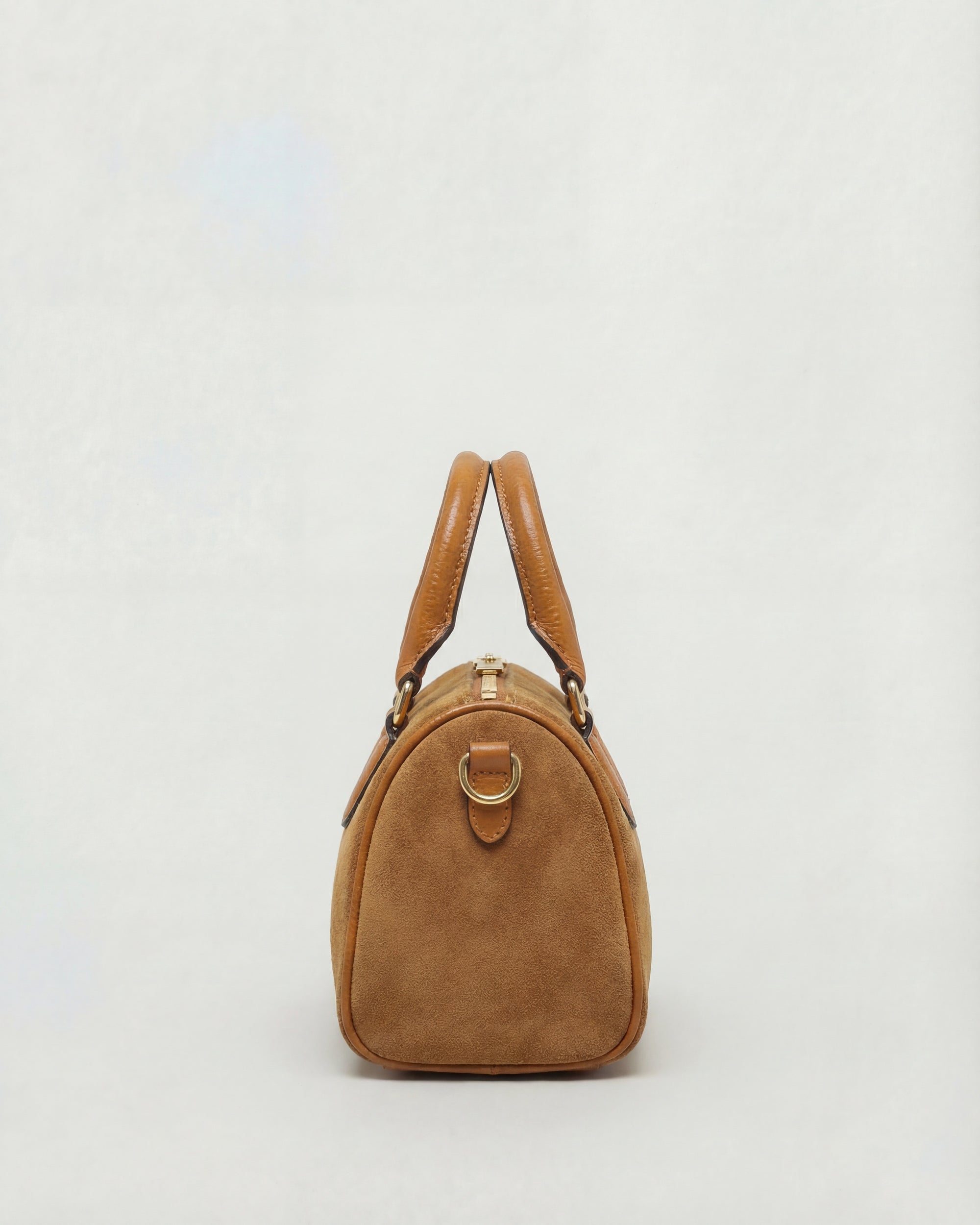 Mini Béatrice suede cammello