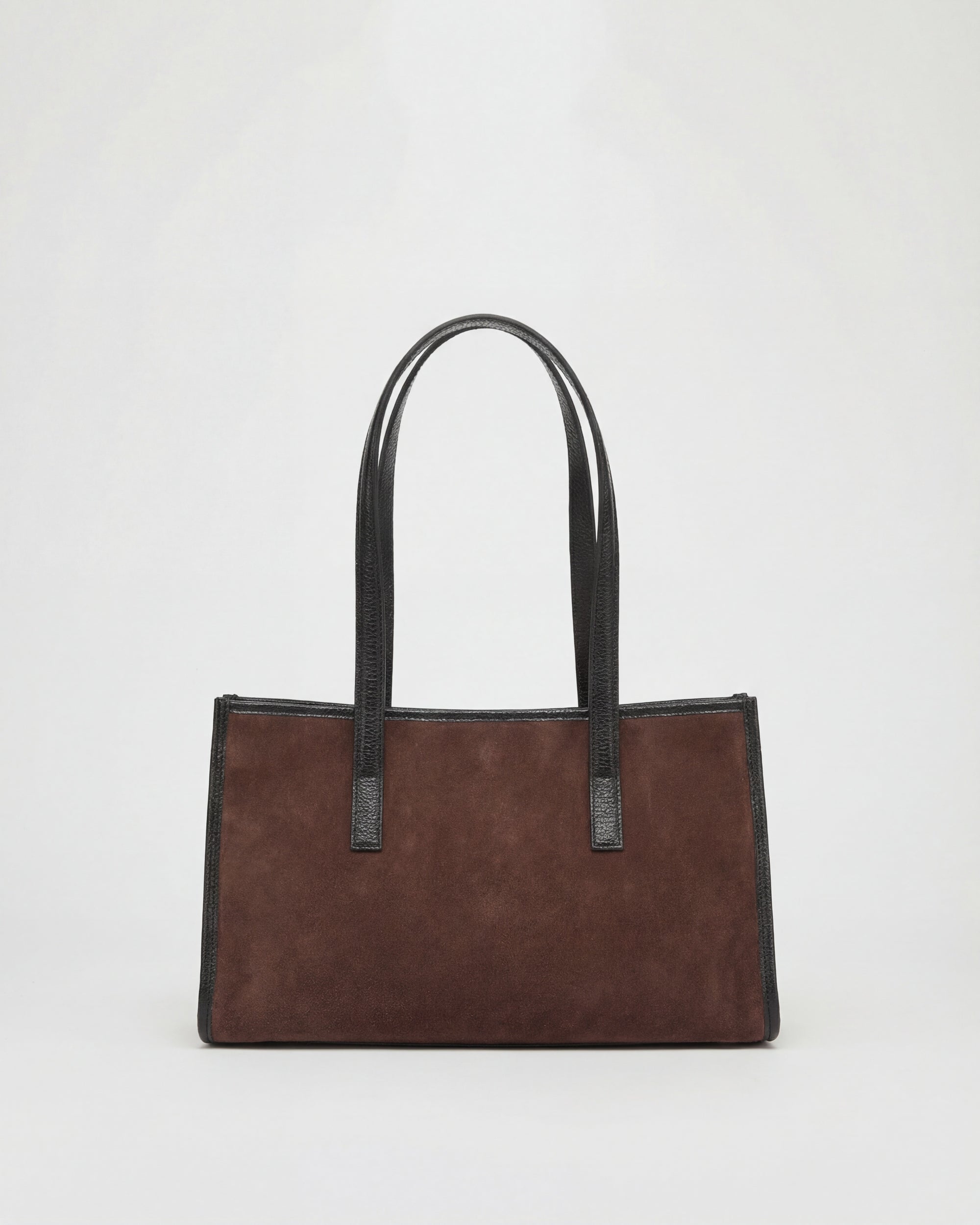 Mini Camille suede marrone