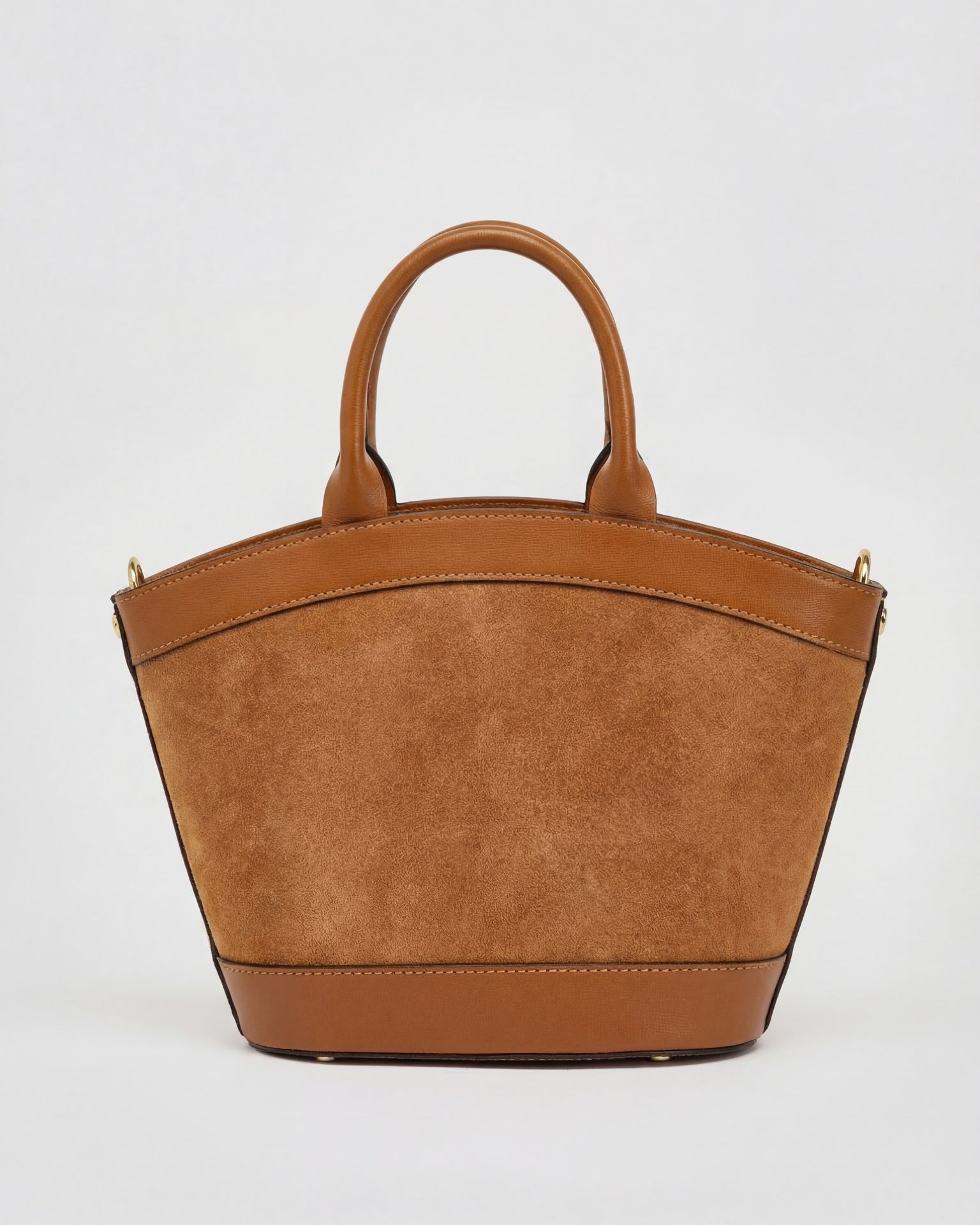 Mini Victoire suede cammello