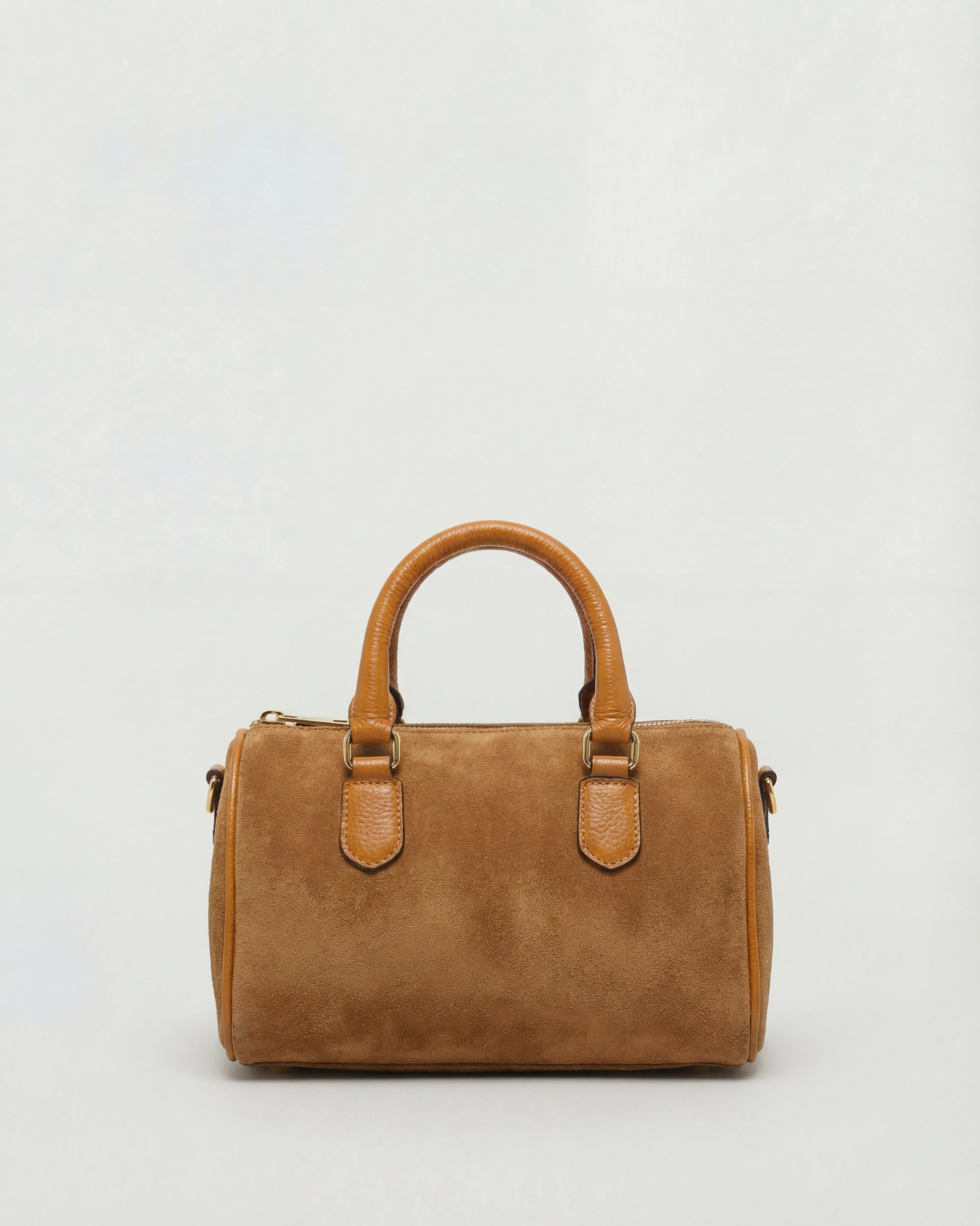 Mini Béatrice suede cammello