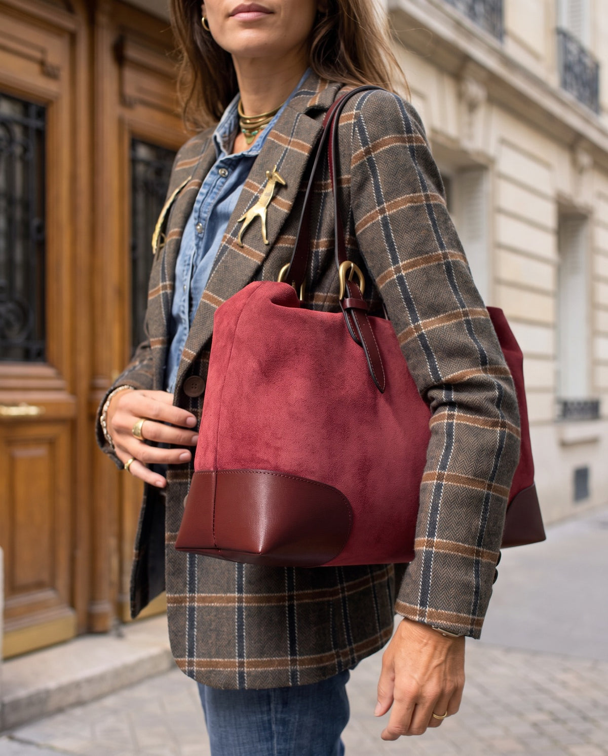Manon suede camel