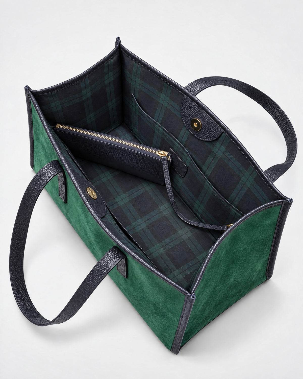 Mini Camille suede verde